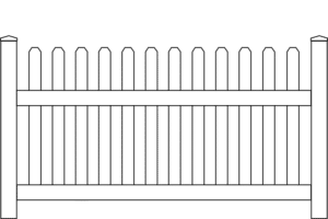 Classic Picket Vinyl Fence