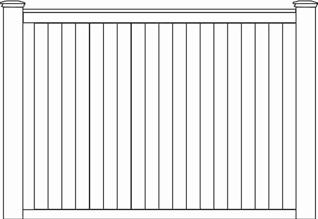 vinyl fence