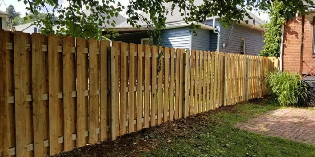 pine fence